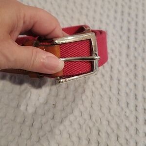 Trafalgar Pink Web Belt 34